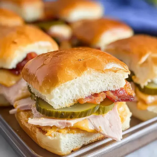 Turkey Bacon Ranch Sliders