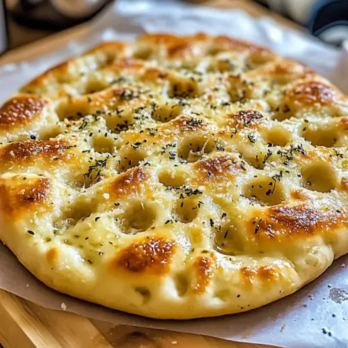 Garlic Parmesan Focaccia Bread