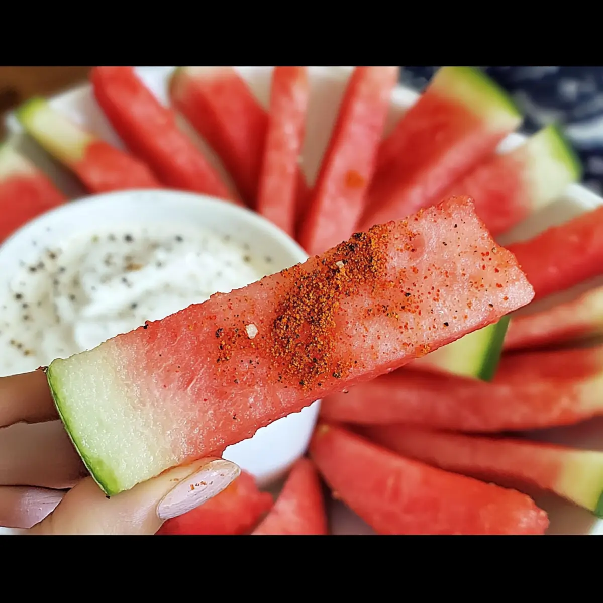 Chili Lime Watermelon Fries