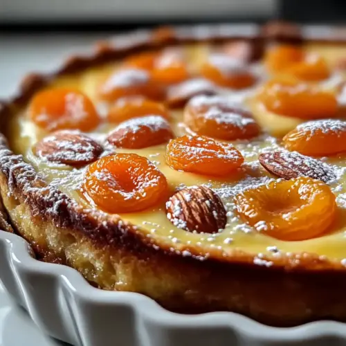Apricot Almond Clafoutis