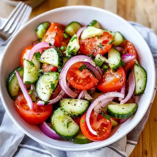 Tomato Cucumber Salad