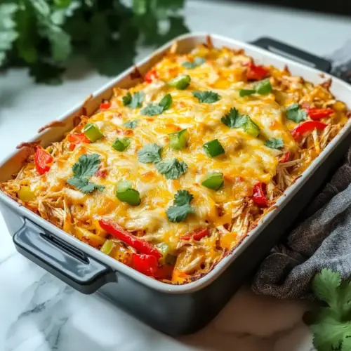 Chicken Fajita Casserole