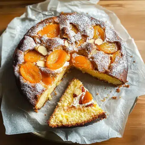 Ricotta Apricot Almond Cake