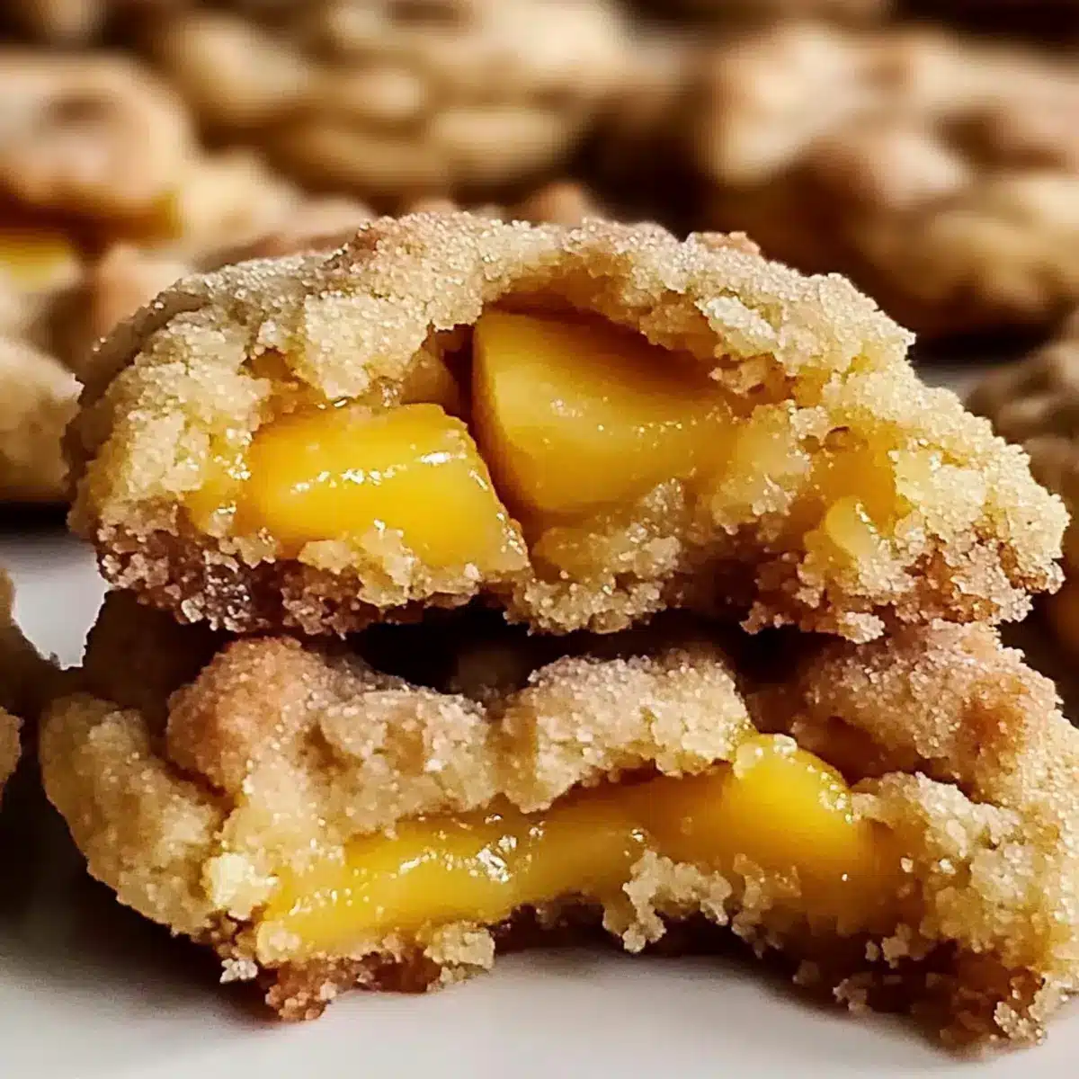 Sweet Peach Cobbler Cookies