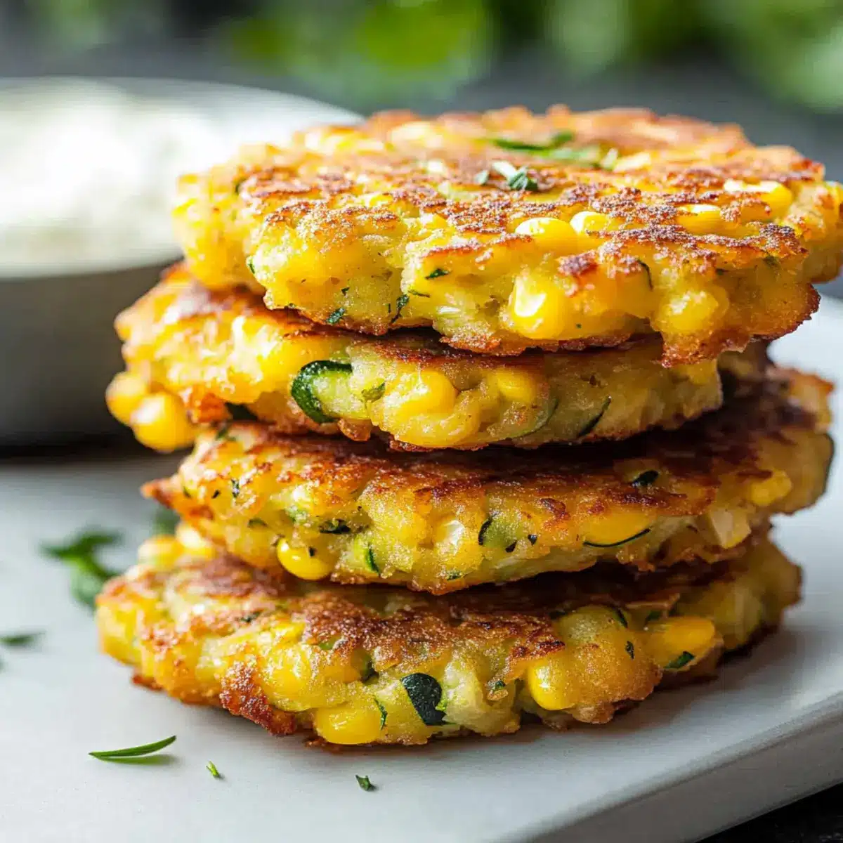Zucchini Corn Fritters