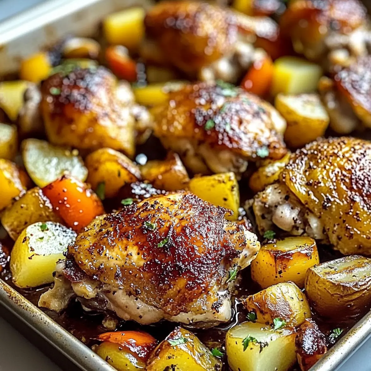 Sheet Pan Chicken Thighs