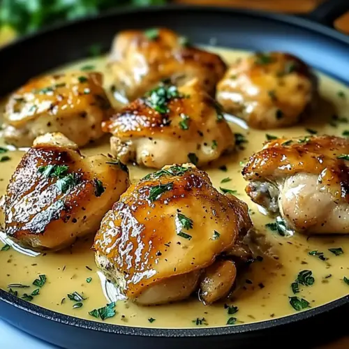 Creamy Boneless Skinless Chicken Thigh