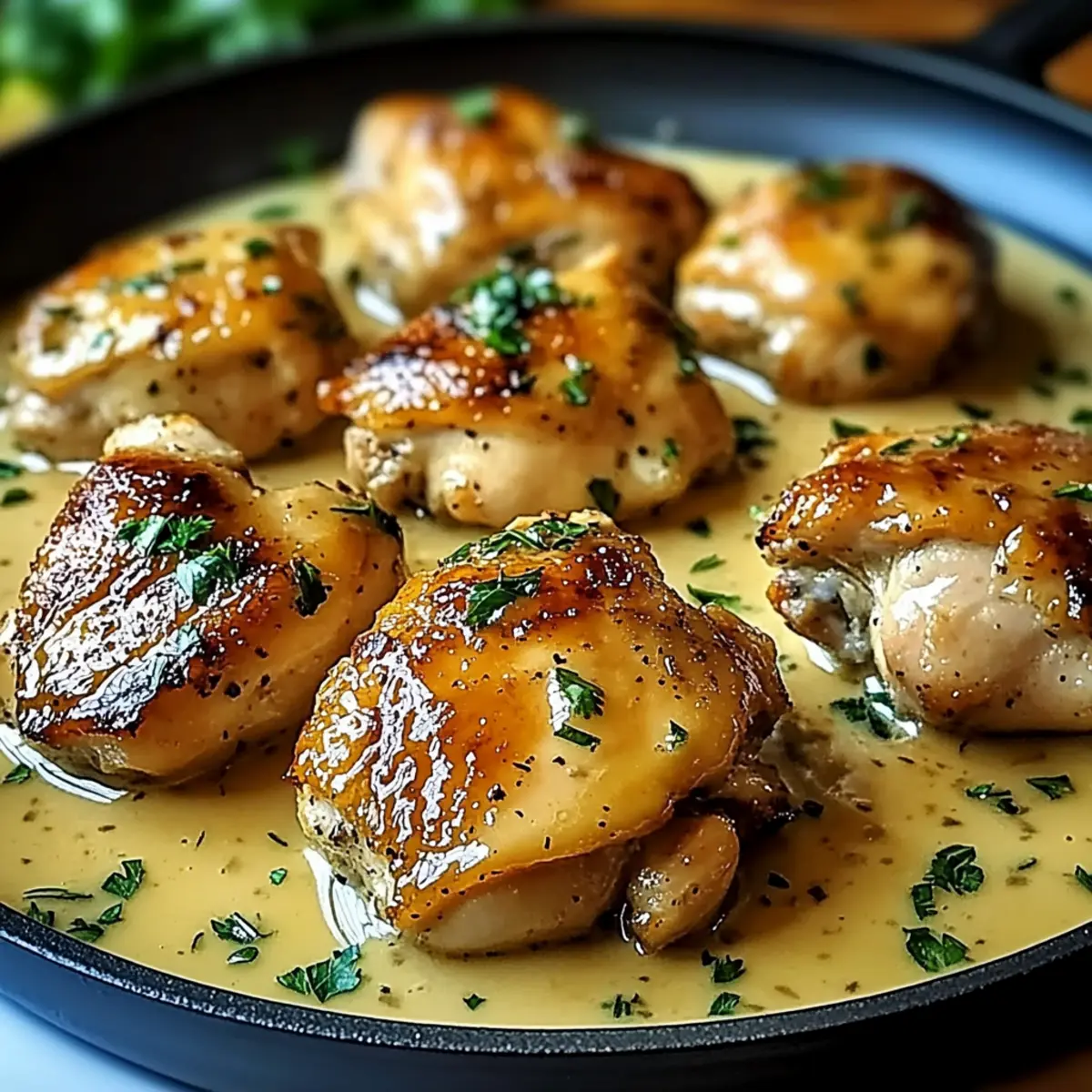 Creamy Boneless Skinless Chicken Thigh