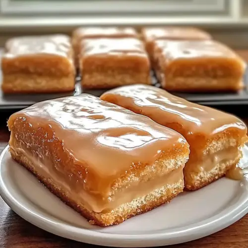 Soft Baked Maple Donut Bars