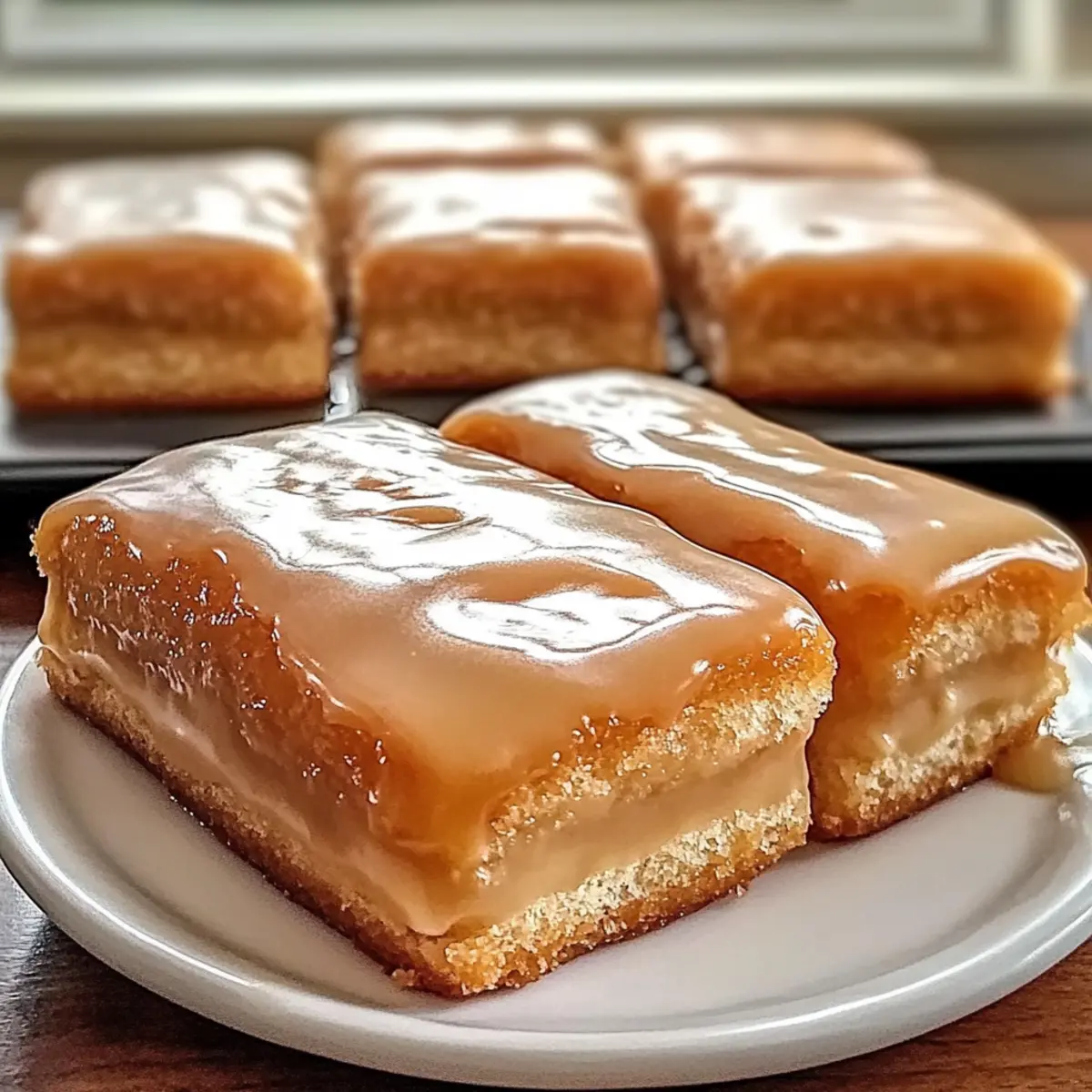 Soft Baked Maple Donut Bars