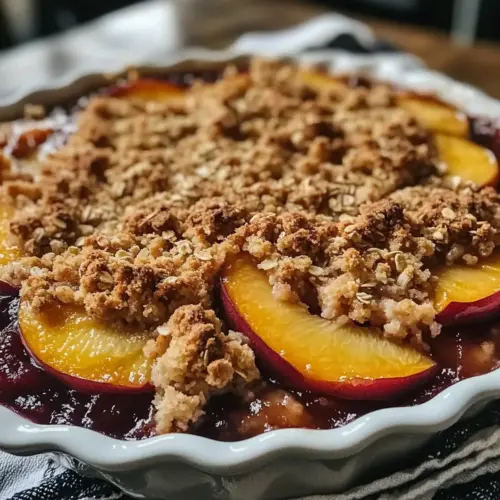 Easy Peach Crisp Recipe