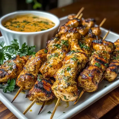 Cowboy Butter Chicken Skewers